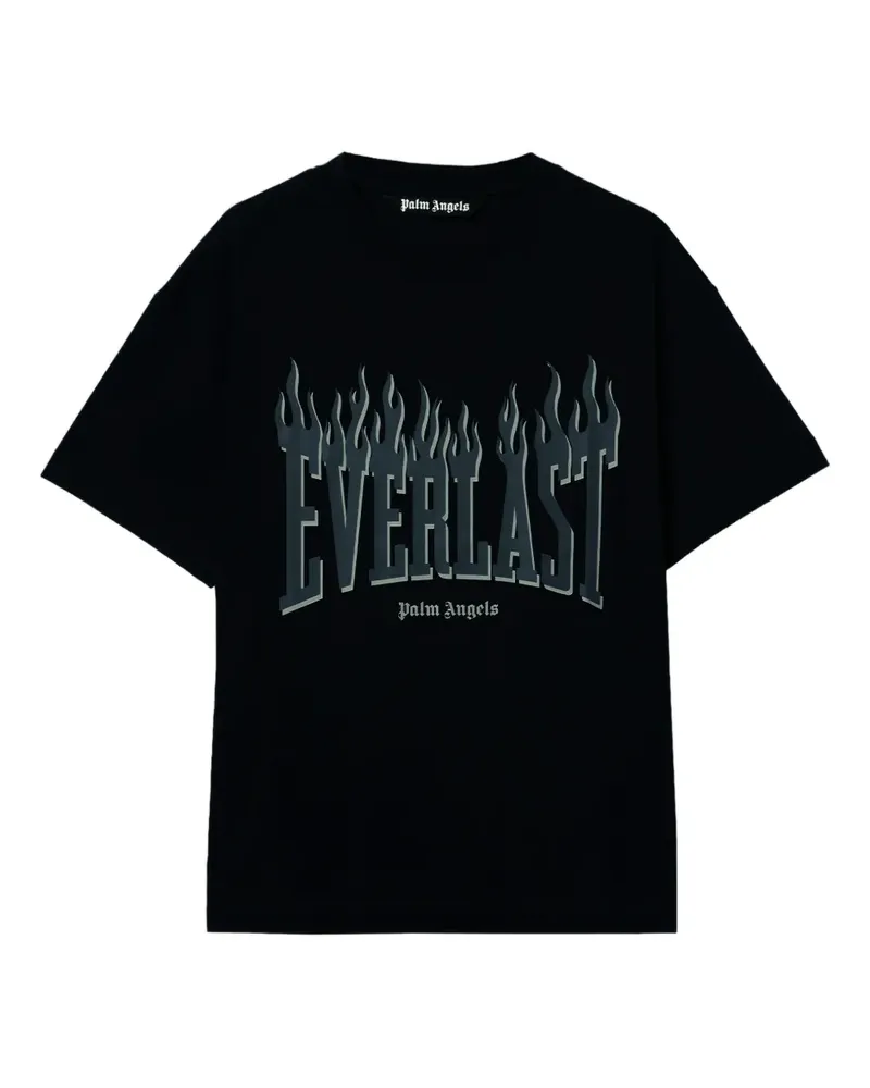 Palm Angels x Everlast logo-print T-shirt - Schwarz Schwarz