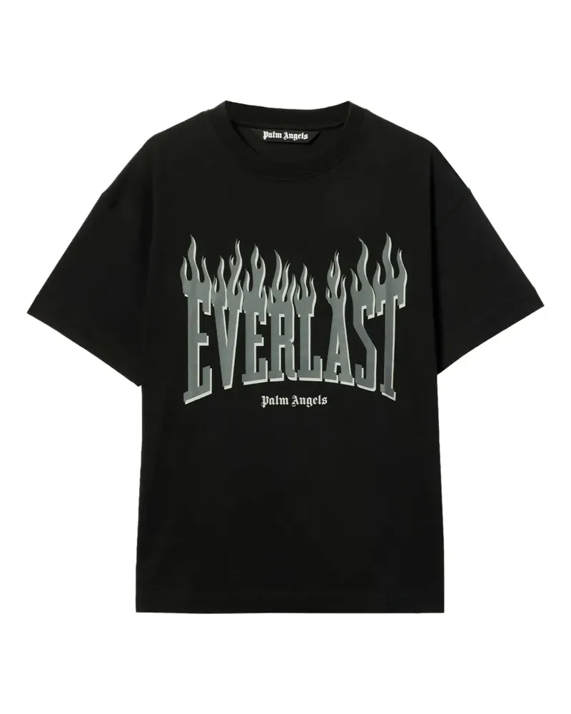 Palm Angels x Everlast logo-print T-shirt - Schwarz Schwarz