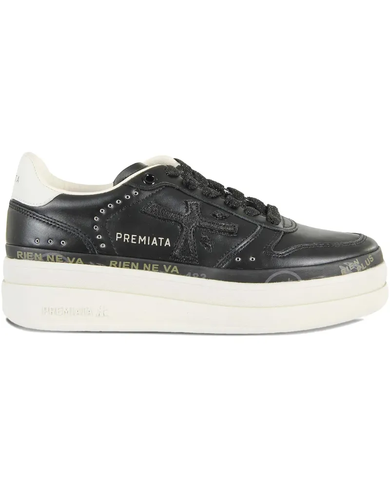 Premiata Micol 7014 studded platform sneakers - Schwarz Schwarz