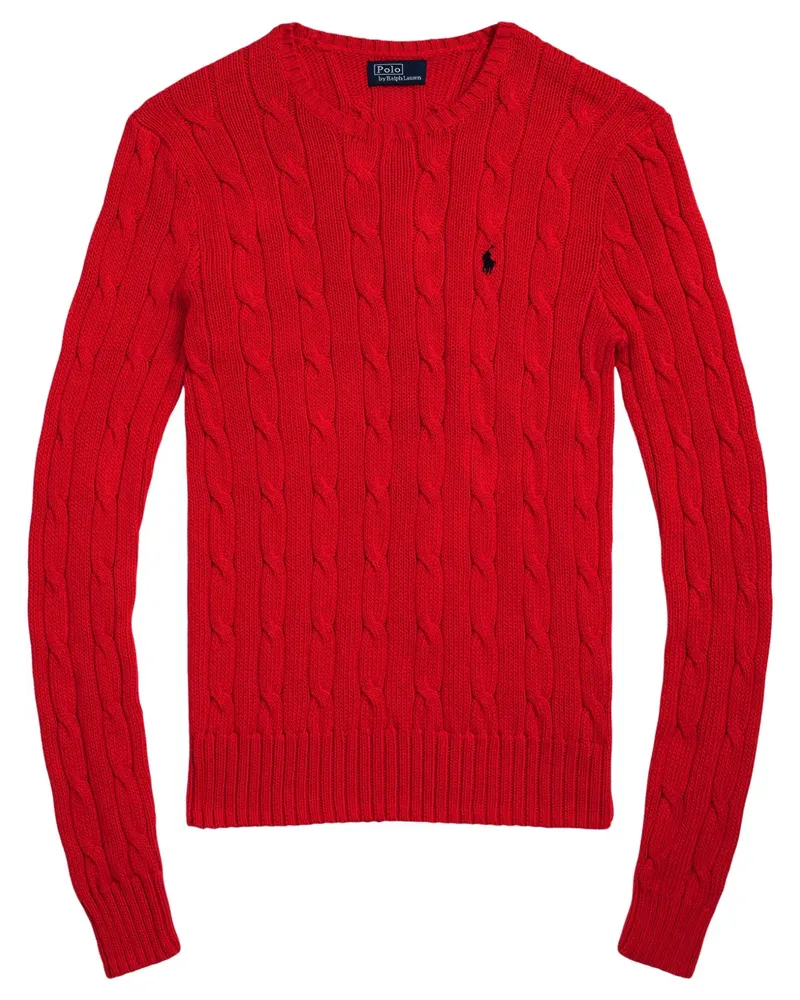Ralph Lauren Pullover mit Polo Pony-Stickerei - Rot Rot