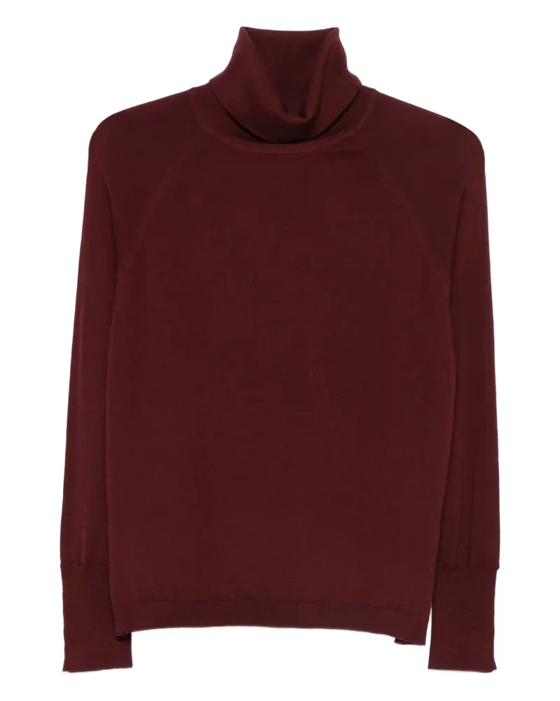 Alpha Studio Pullover mit Rollkragen - Rot Rot