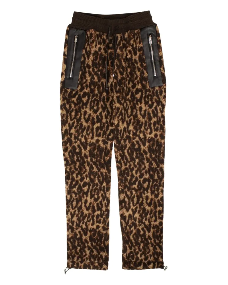 Amiri Hose mit Leoparden-Print - Braun Braun