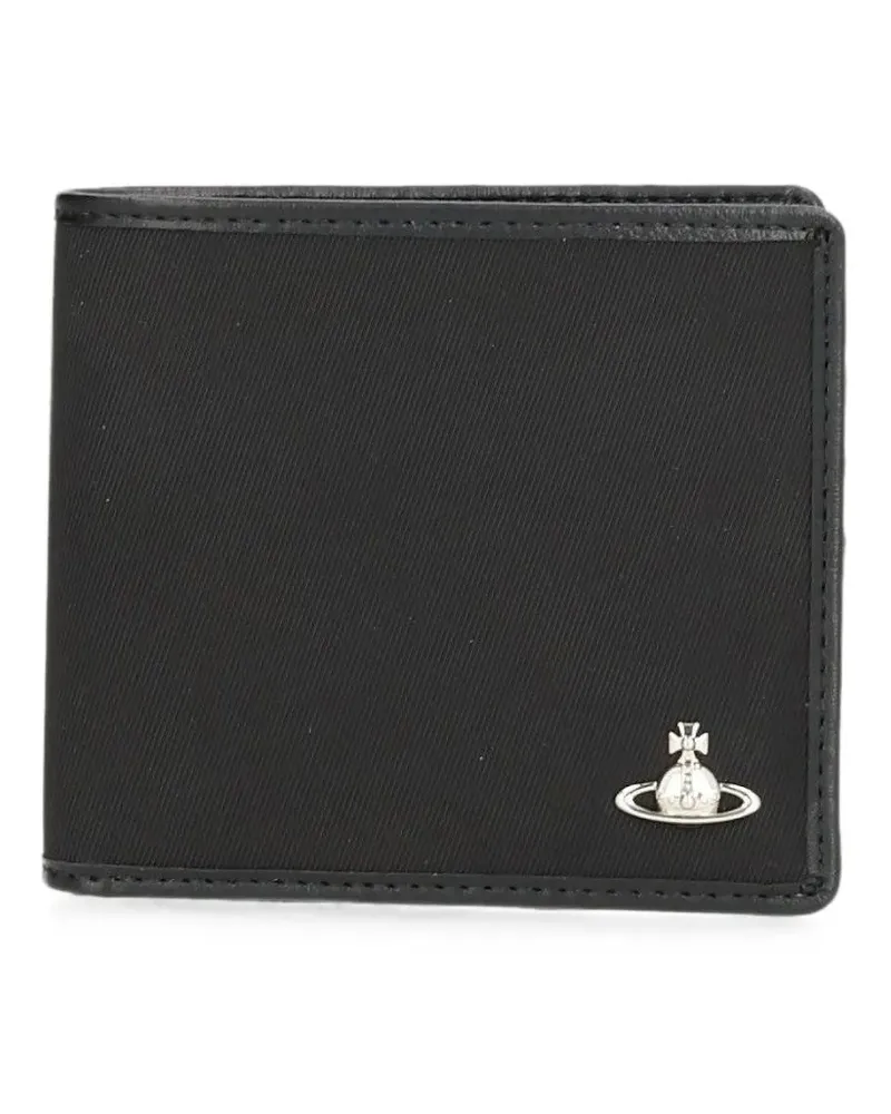 Vivienne Westwood Orb-plaque billfold wallet - Schwarz Schwarz