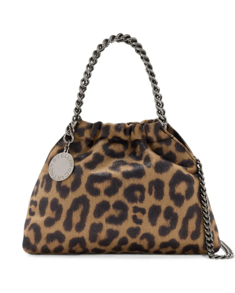 Stella McCartney mini Falabella leopard-print tote bag - Nude Nude