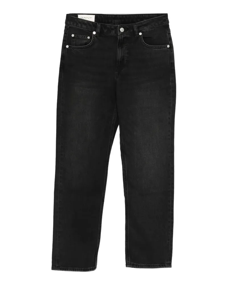 Gant Jeans mit Knopfverschluss - Schwarz Schwarz
