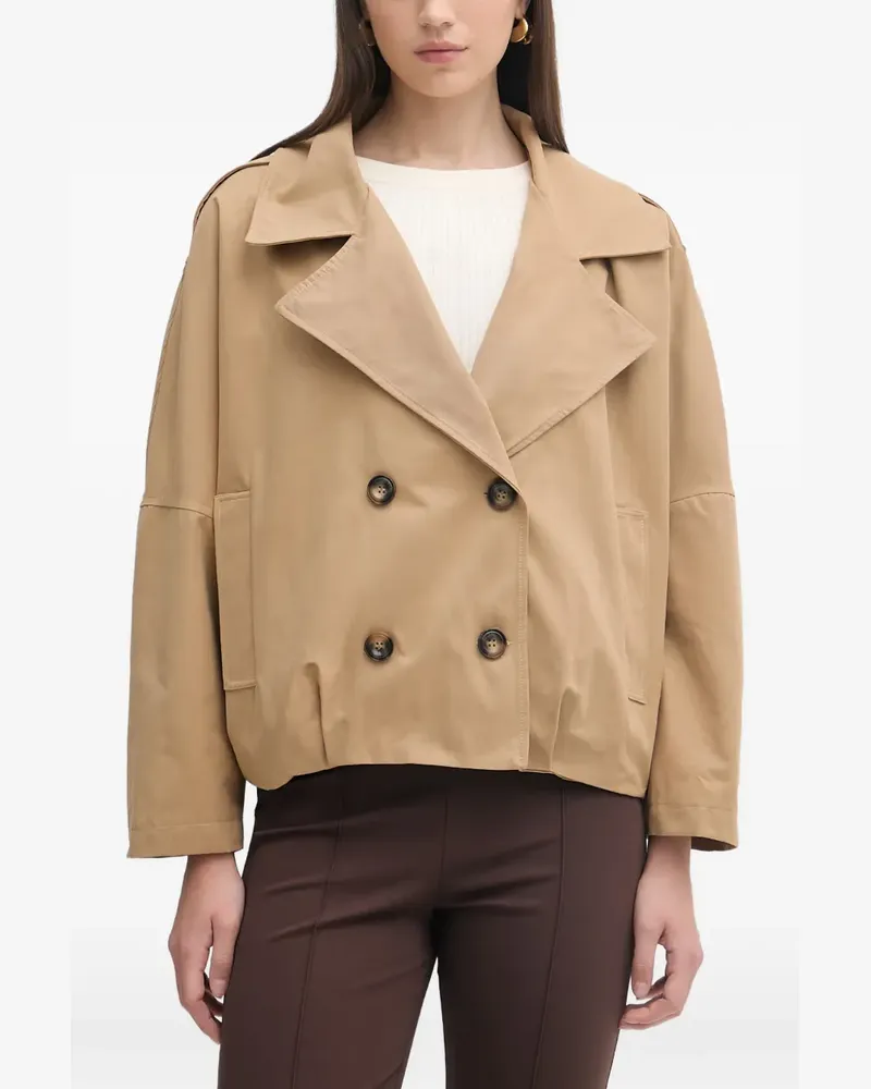HAVEONE double-breasted epaulette jacket - Nude Nude