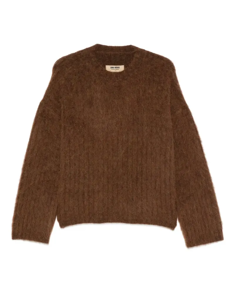 Uma Wang Gebürsteter Pullover - Braun Braun
