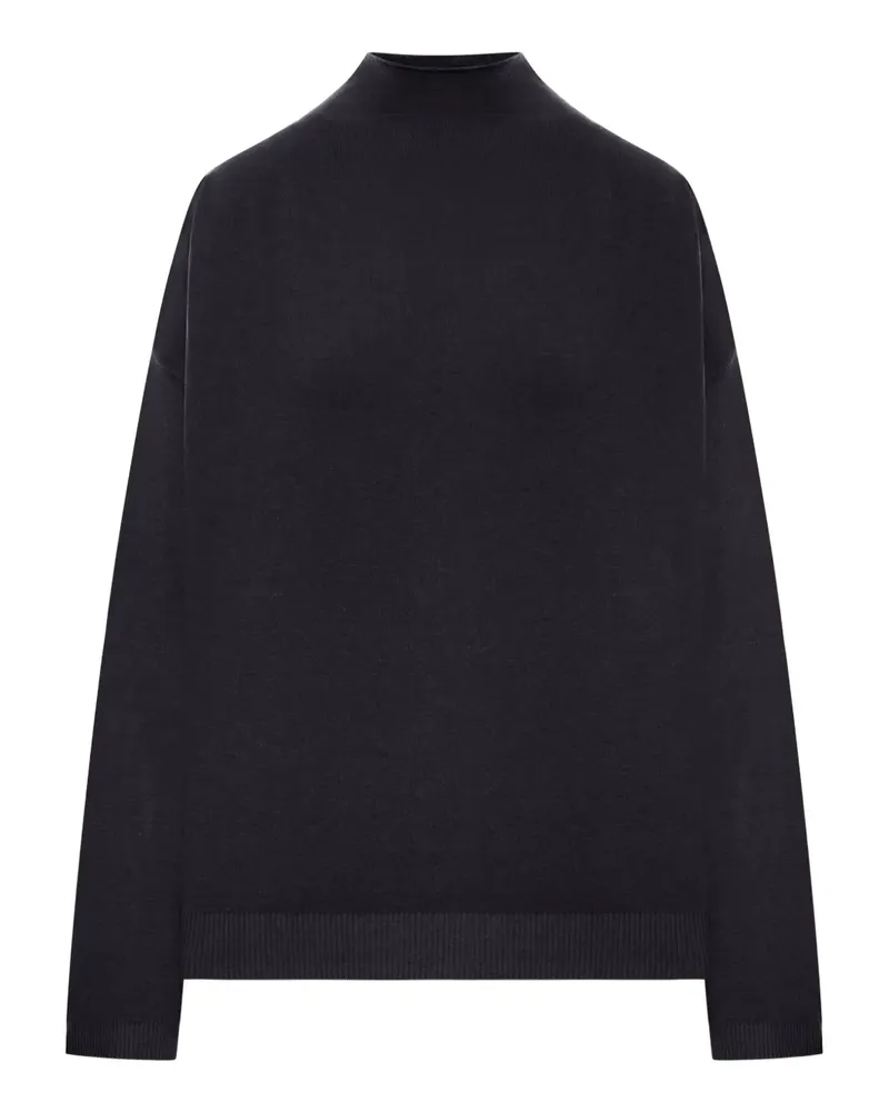 TRANSIT Pullover mit Stehkragen - Schwarz Schwarz