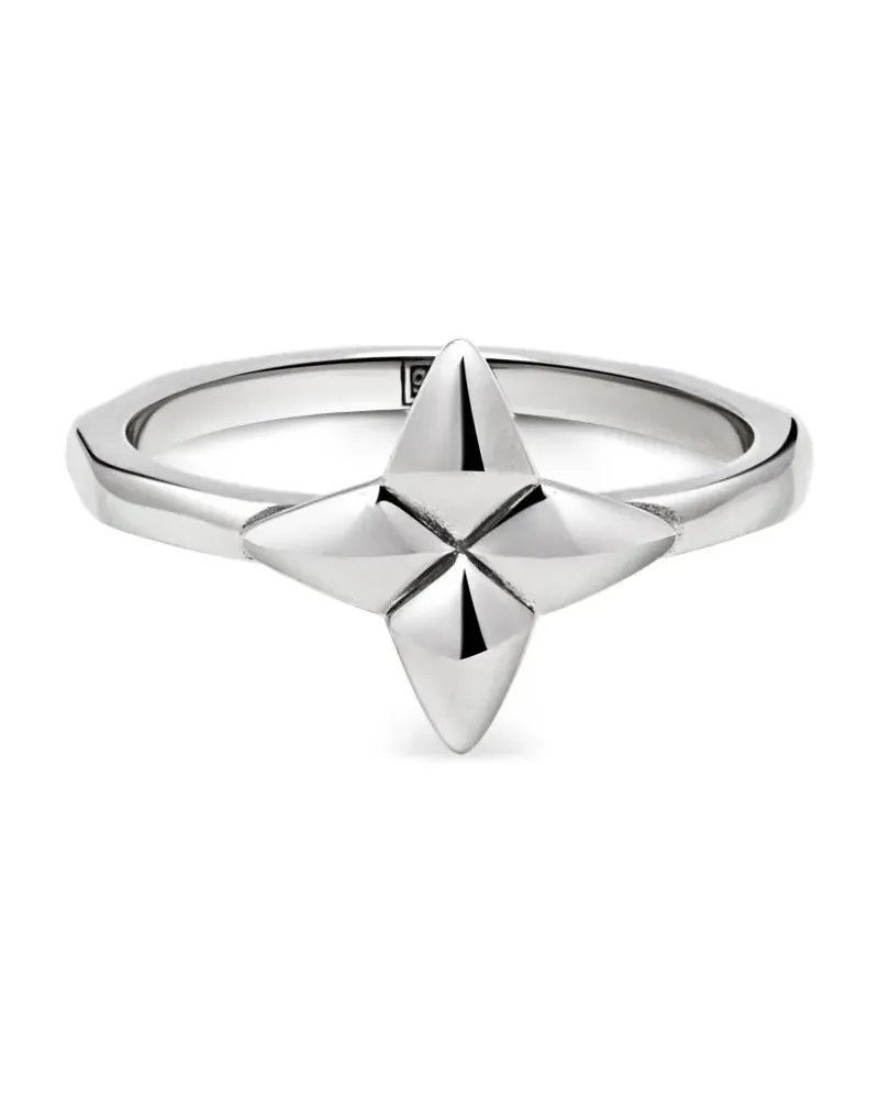 Nialaya Ring aus Sterlingsilber in Sternform Silber