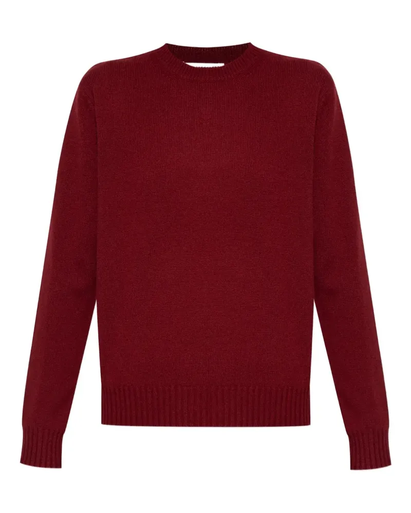 Max Mara Kaschmirpullover mit Rundhalsausschnitt - Rot Rot