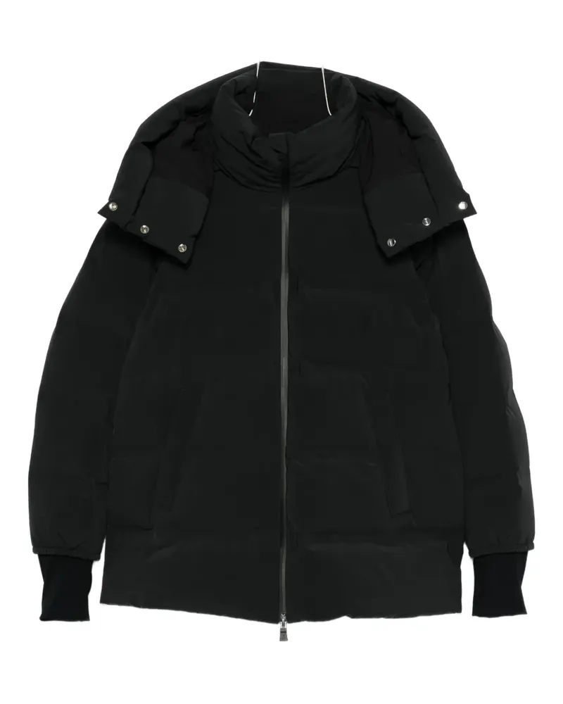Herno hooded zip-up jacket - Schwarz Schwarz