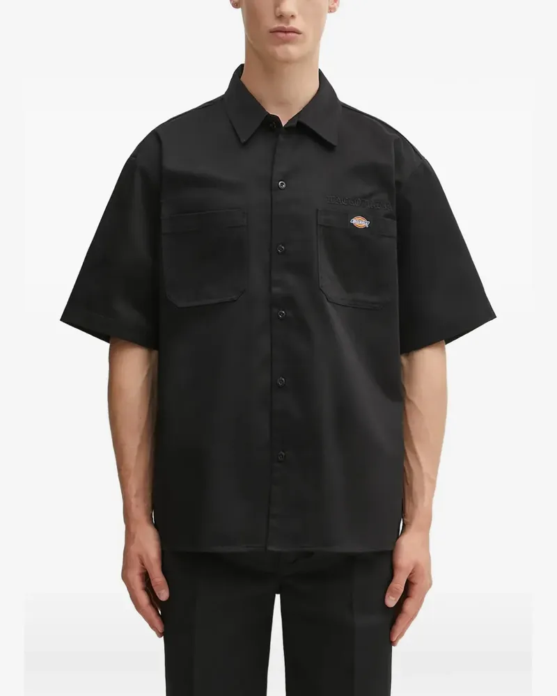 Wacko Maria Dickies Hemd mit aufgesetzter Tasche - Schwarz Schwarz