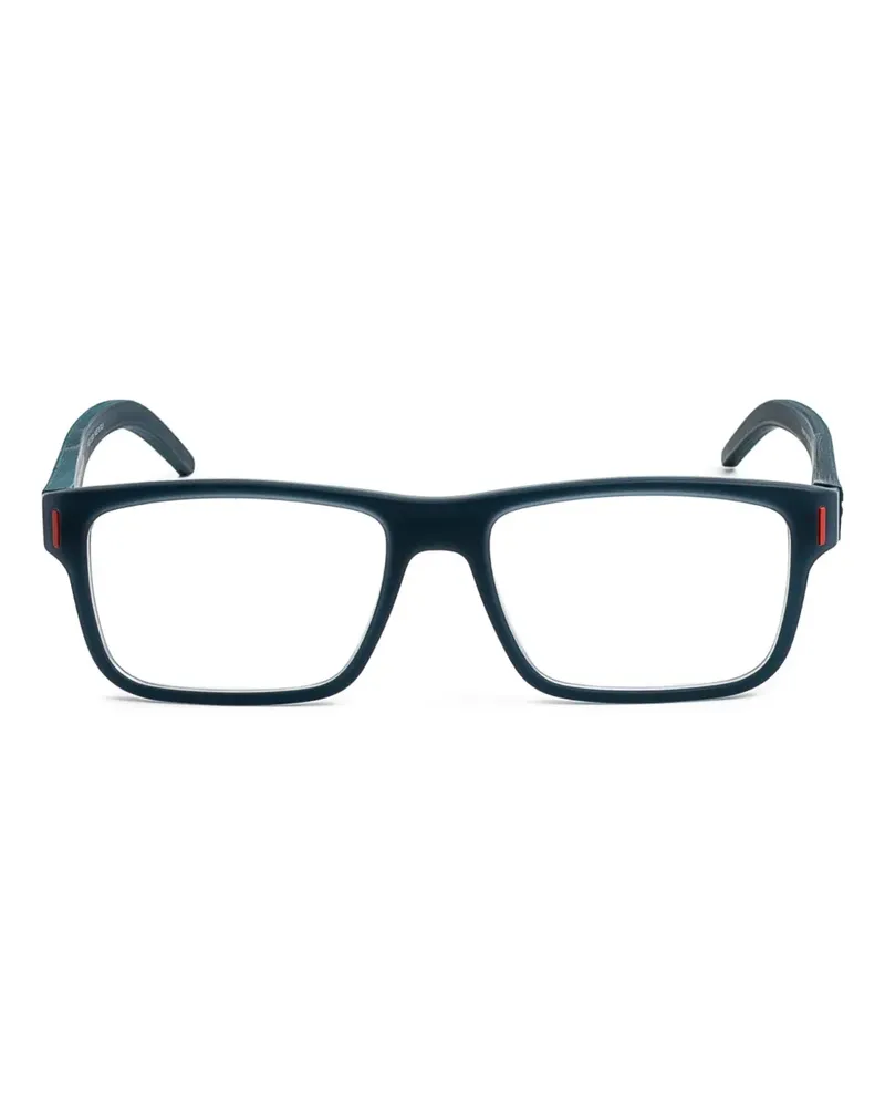 TAG Heuer Brille mit eckigem Gestell - Blau Blau