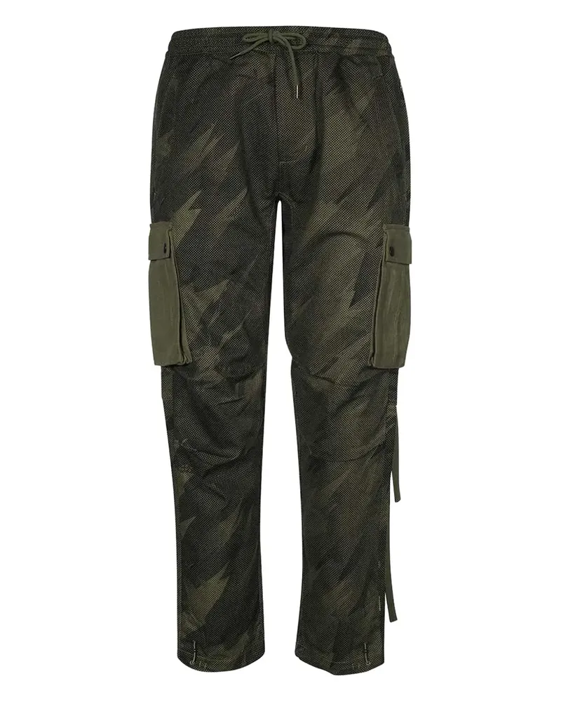 maharishi Cargohose mit Camouflage-Print - Grün Grün