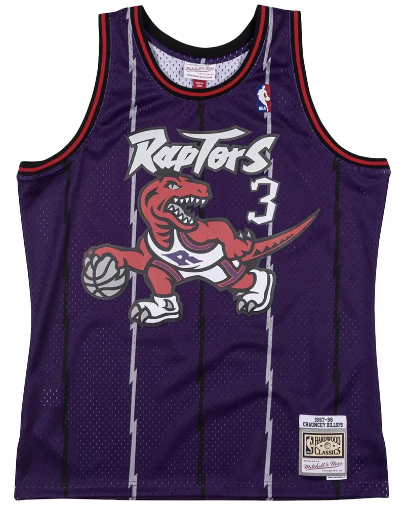 Mitchell & Ness NBA Swingman "Raptors 1997 Chauncey Billups" Trikot - Violett Violett