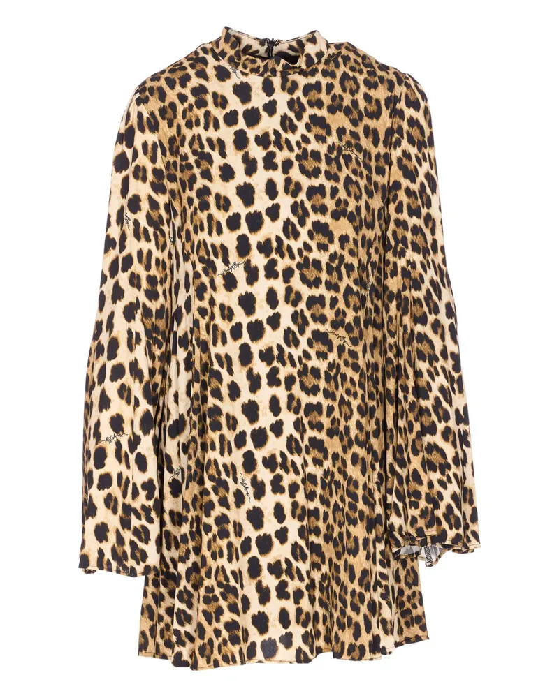 Aniye By leopard-print dress - Braun Braun