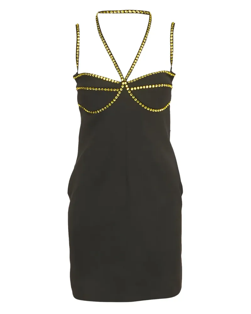 ATTICO studded mini dress - Schwarz Schwarz