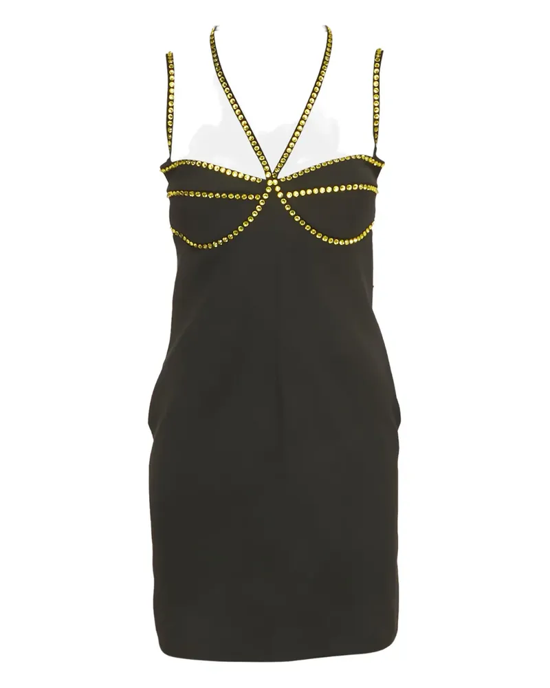 ATTICO studded mini dress - Schwarz Schwarz