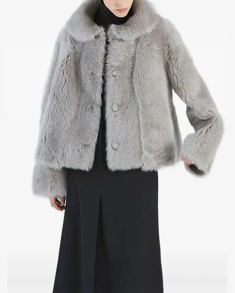 DESA Jacke mit Bubikragen - Grau Grau