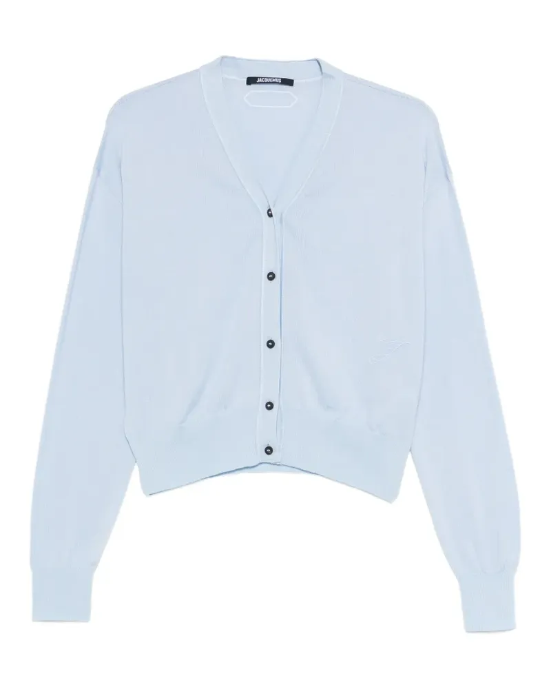 Jacquemus Cardigan mit V-Ausschnitt - Blau Blau