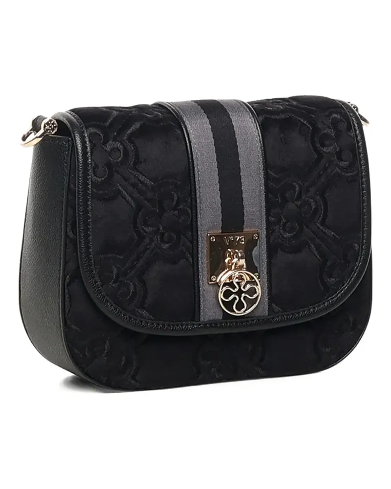 V°73 Gesteppte Cate Schultertasche - Schwarz Schwarz
