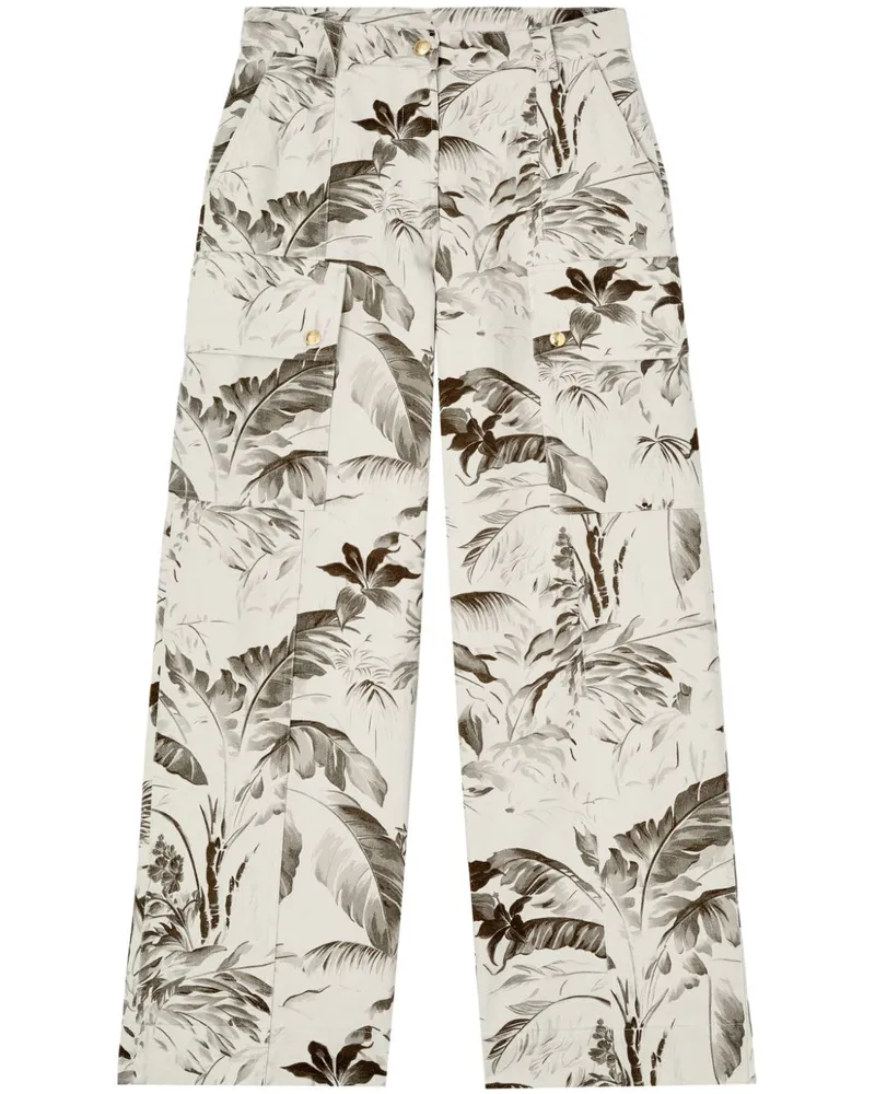 Palm Angels Weite Jungle Cargohose - Nude Nude