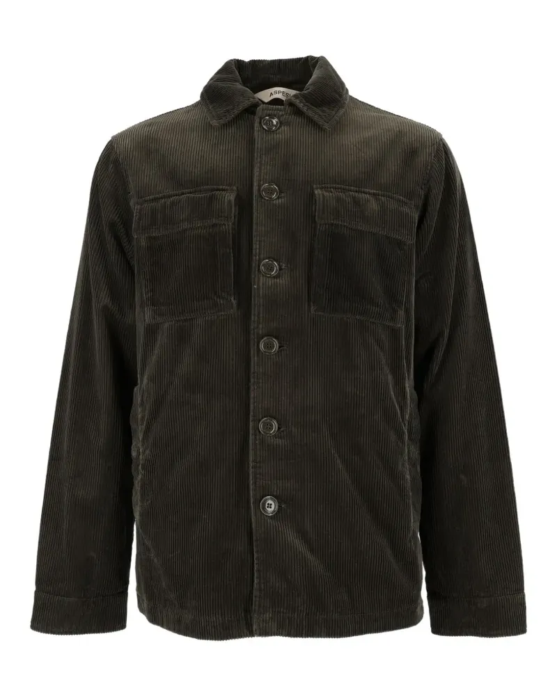 ASPESI Tigre II Cordjacke - Grün Grün