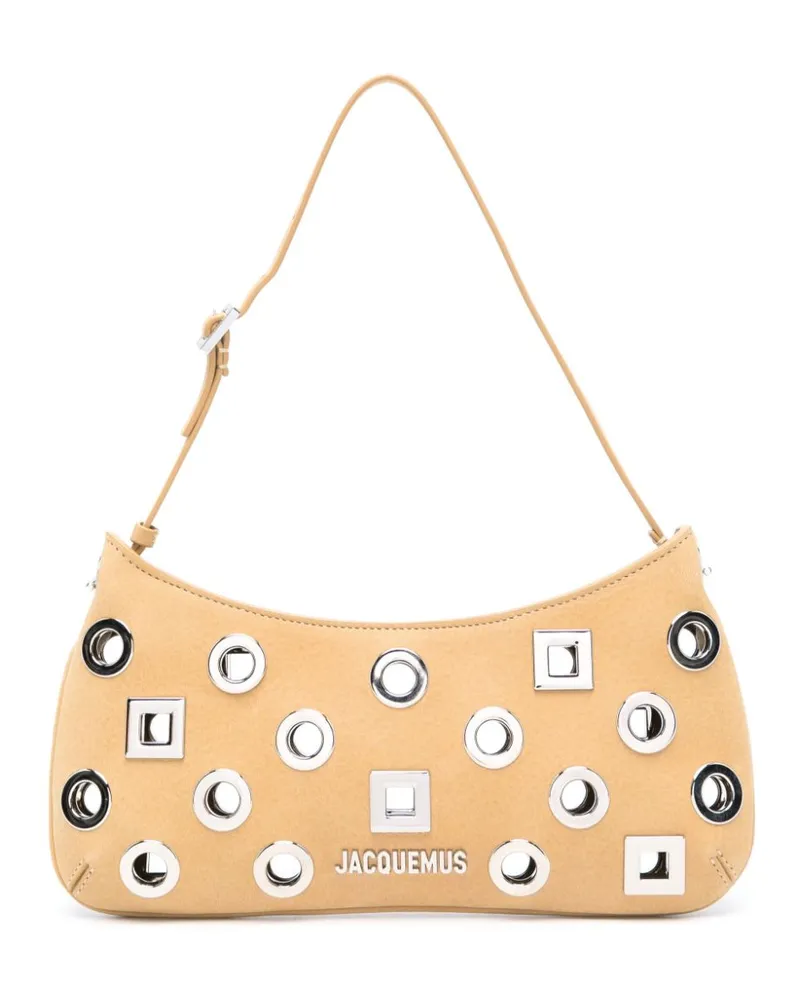 Jacquemus Le Bisou Rond Carre Schultertasche - Nude Nude