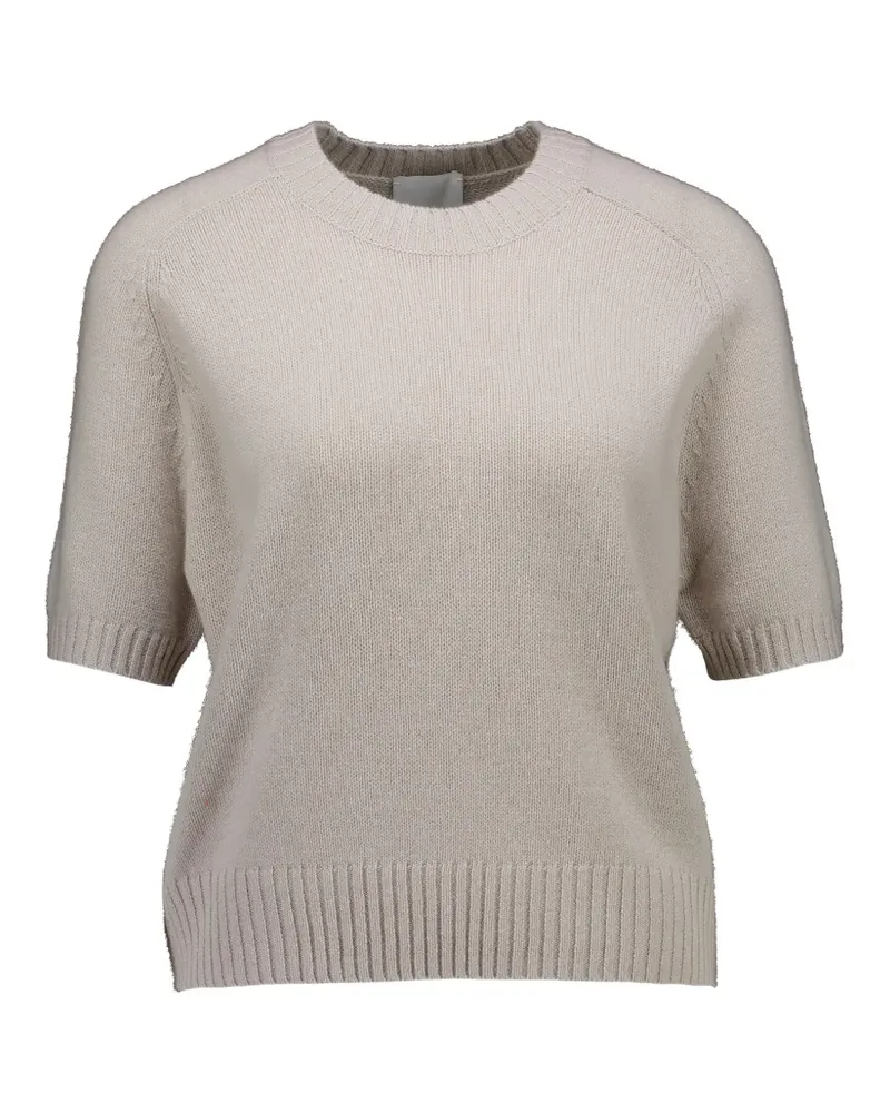 ALLUDE Pullover mit kurzen Ärmeln - Rosa Rosa