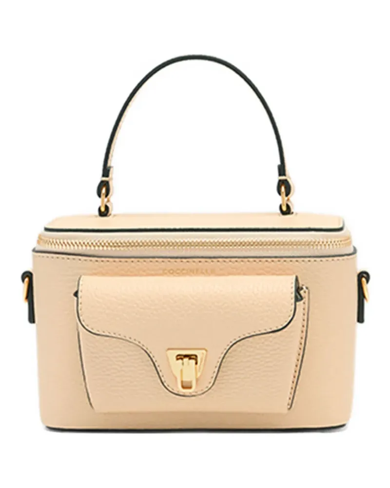 Coccinelle Kleine Beat Generation Tasche mit Reißverschluss - Nude Nude