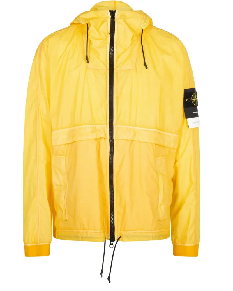 Stone Island Leichte Jacke mit Kapuze - Gelb Gelb