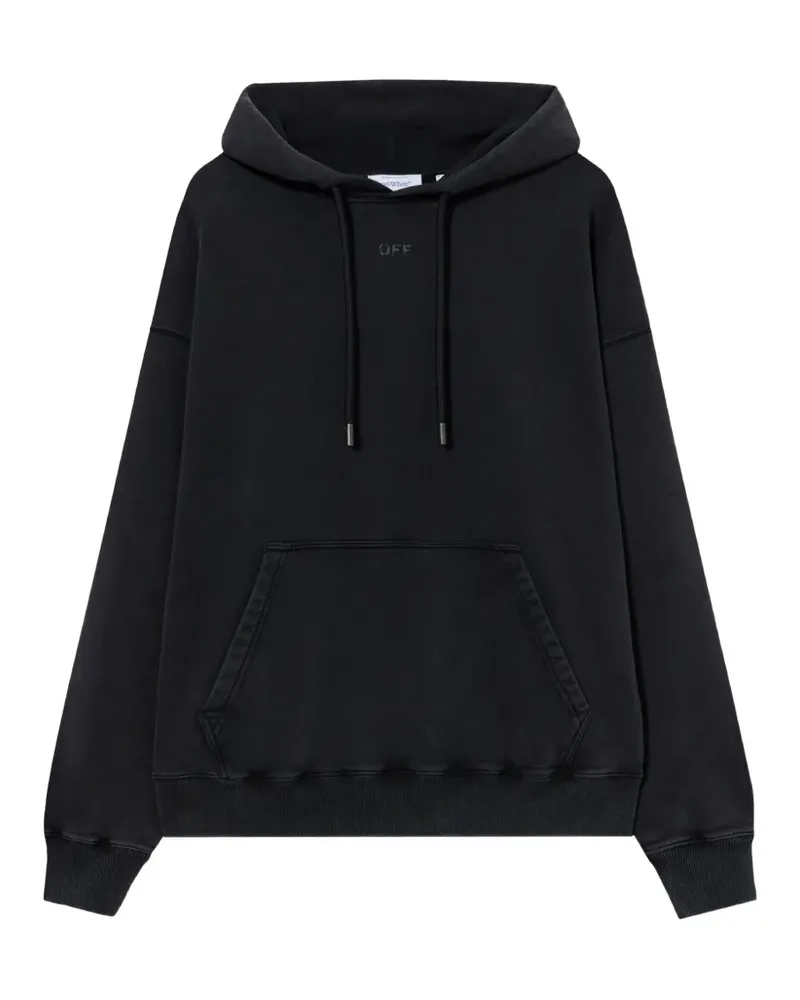 OFF-WHITE Swimming Face Skate Hoodie - Schwarz Schwarz