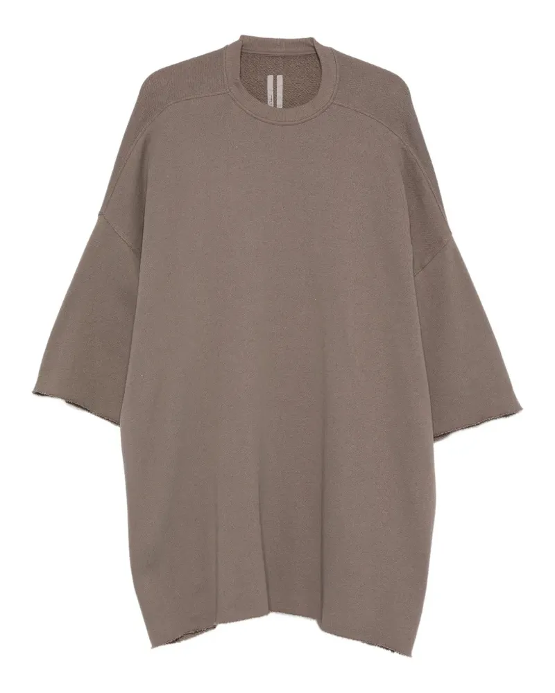 Rick Owens Ausgefranstes Tommy T T-Shirt - Braun Braun