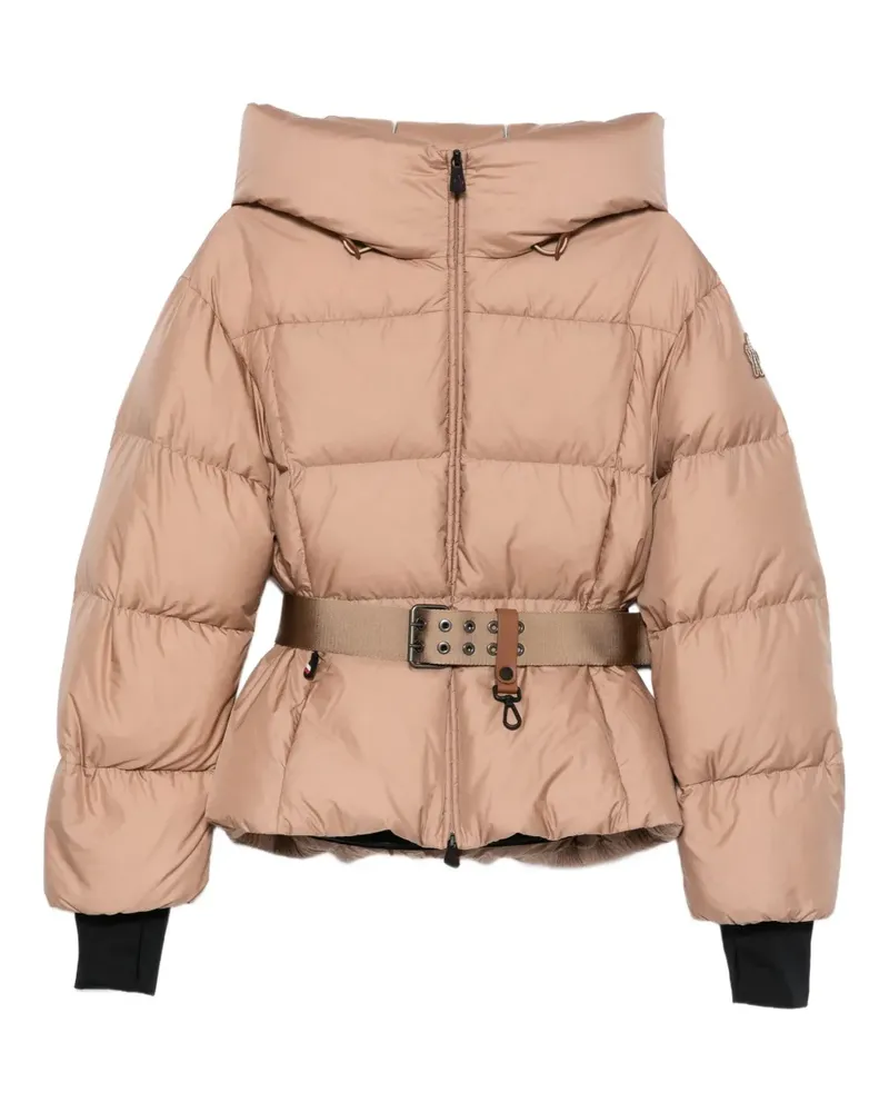 Moncler Nisene belted jacket - Nude Nude