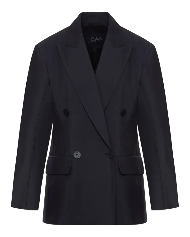 Seafarer double-breasted blazer - Schwarz Schwarz