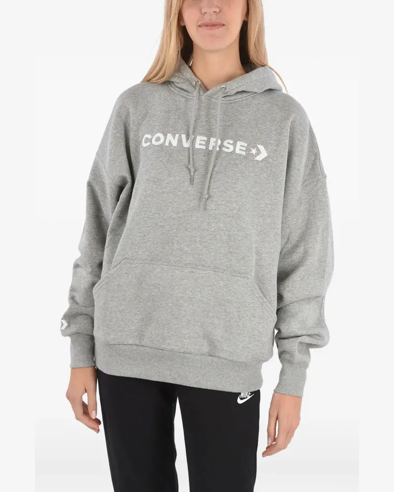 Converse Hoodie mit Logo-Stickerei - Grau Grau