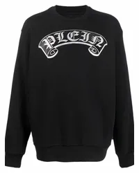 Philipp Plein Sweatshirt mit Logo-Print Schwarz