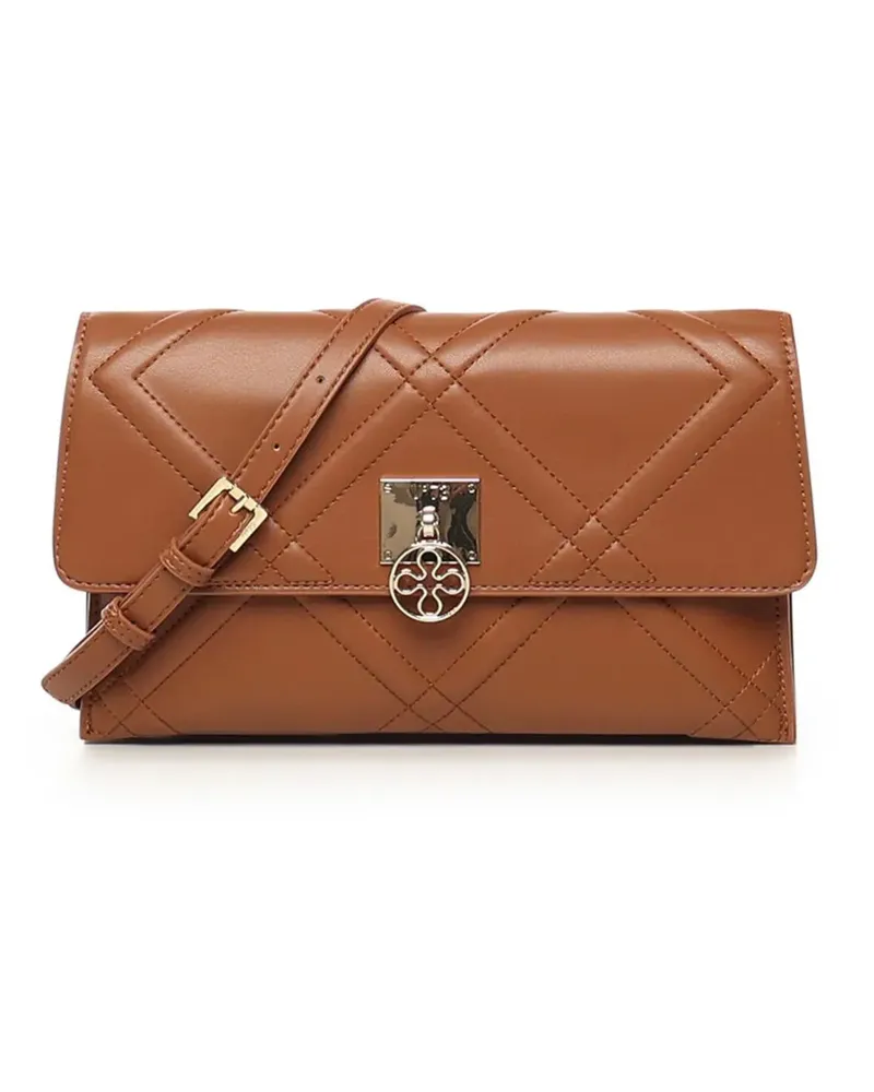 V°73 Bridget Clutch mit Clipverschluss - Braun Braun