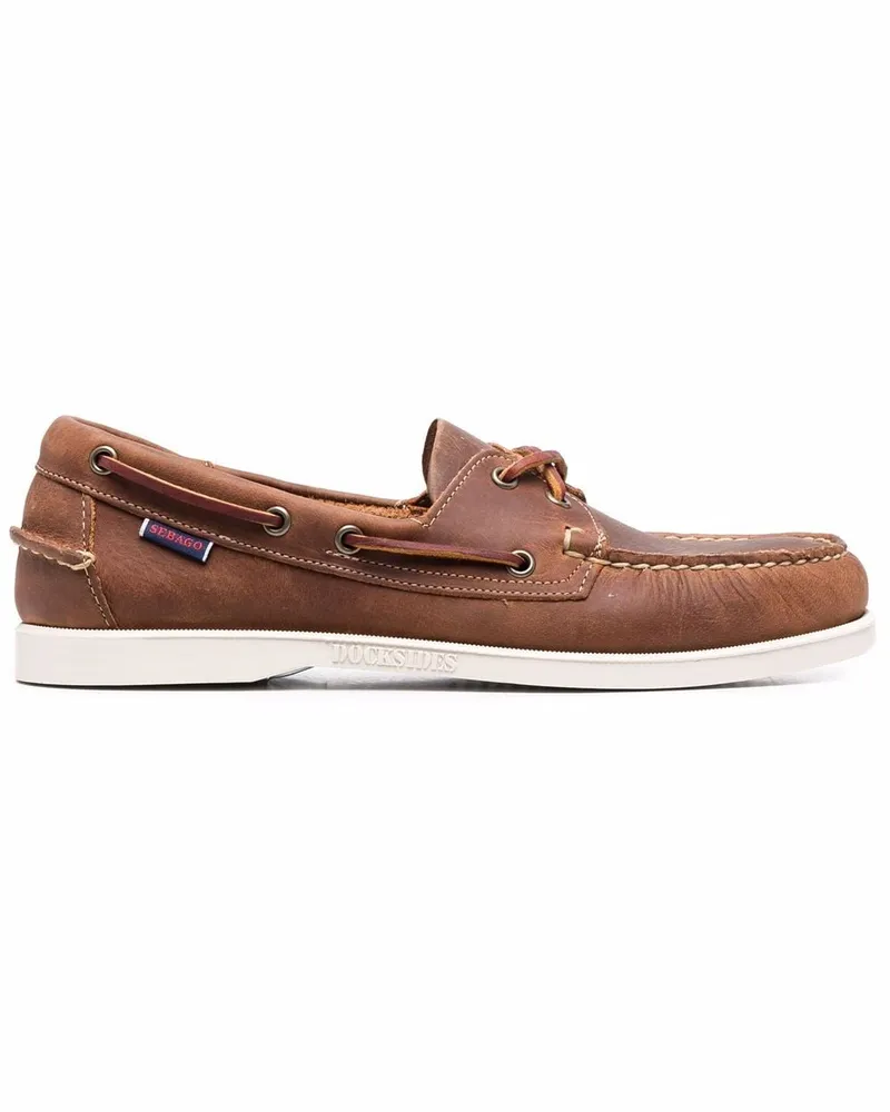 Sebago Dockside Portland Segelschuhe - Braun Braun