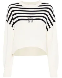 Givenchy Pullover mit 4G-Stickerei Weiß