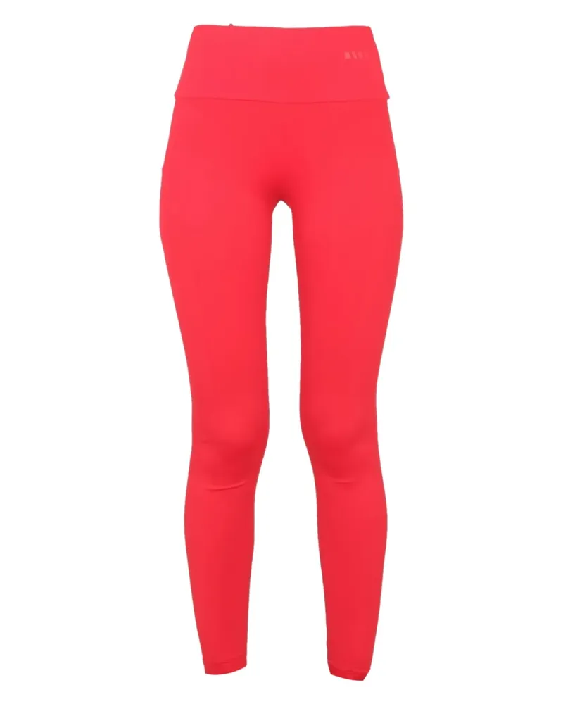MSGM logo-print leggings - Rot Rot