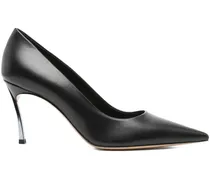 Superblade Stiletto-Pumps mit spitzer Kappe 80mm - Schwarz