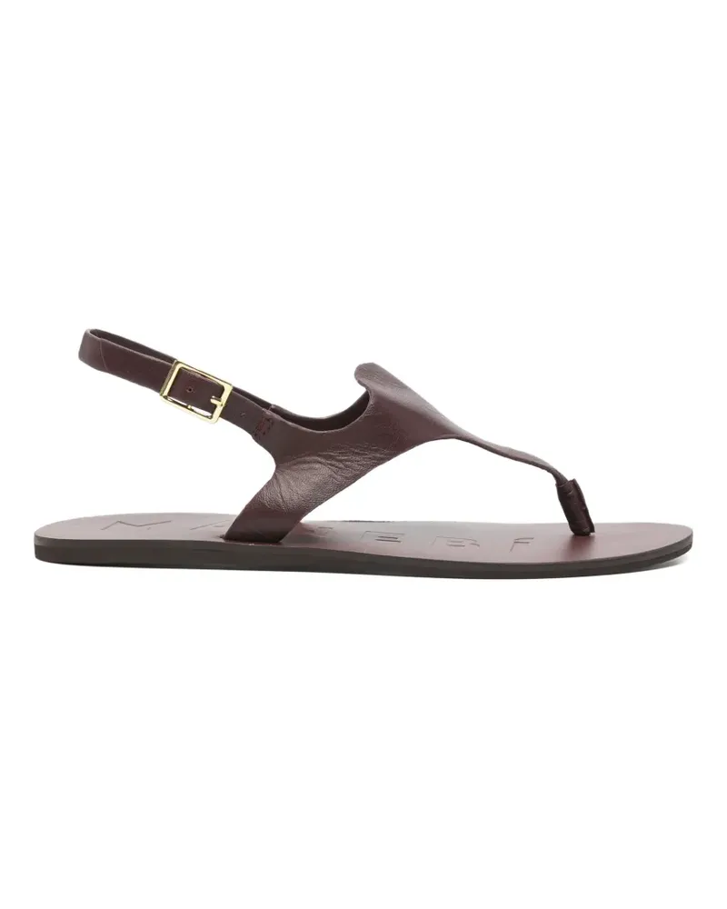 Manebí buckle-fastening flat sandals - Rot Rot