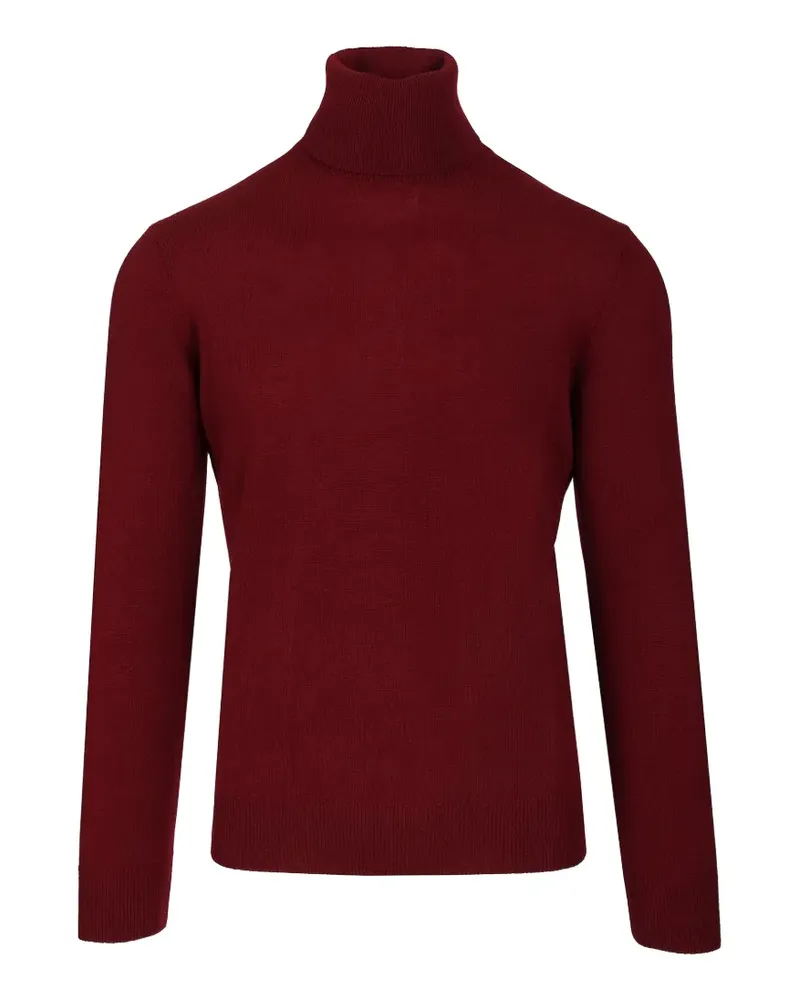 Al Duca D’Aosta 1902 ribbed-trim cashmere sweater - Rot Rot