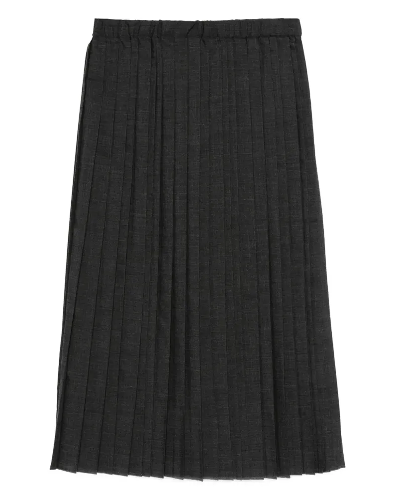 Antonelli Firenze Orvieto pleated midi skirt - Grau Grau