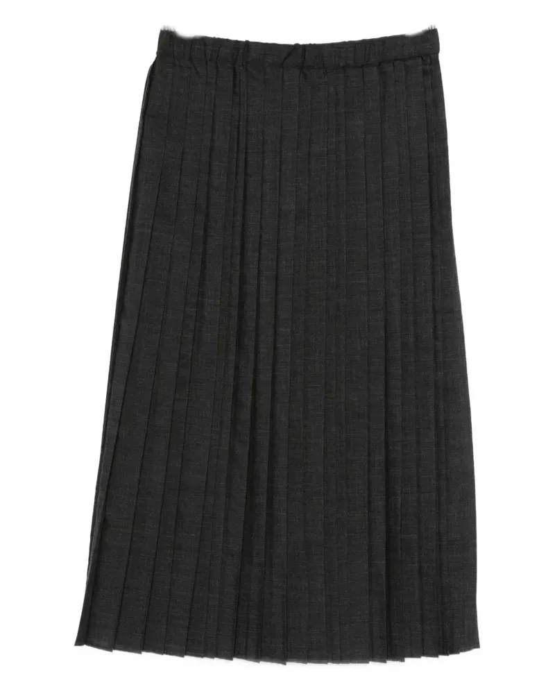 Antonelli Firenze Orvieto pleated midi skirt - Grau Grau