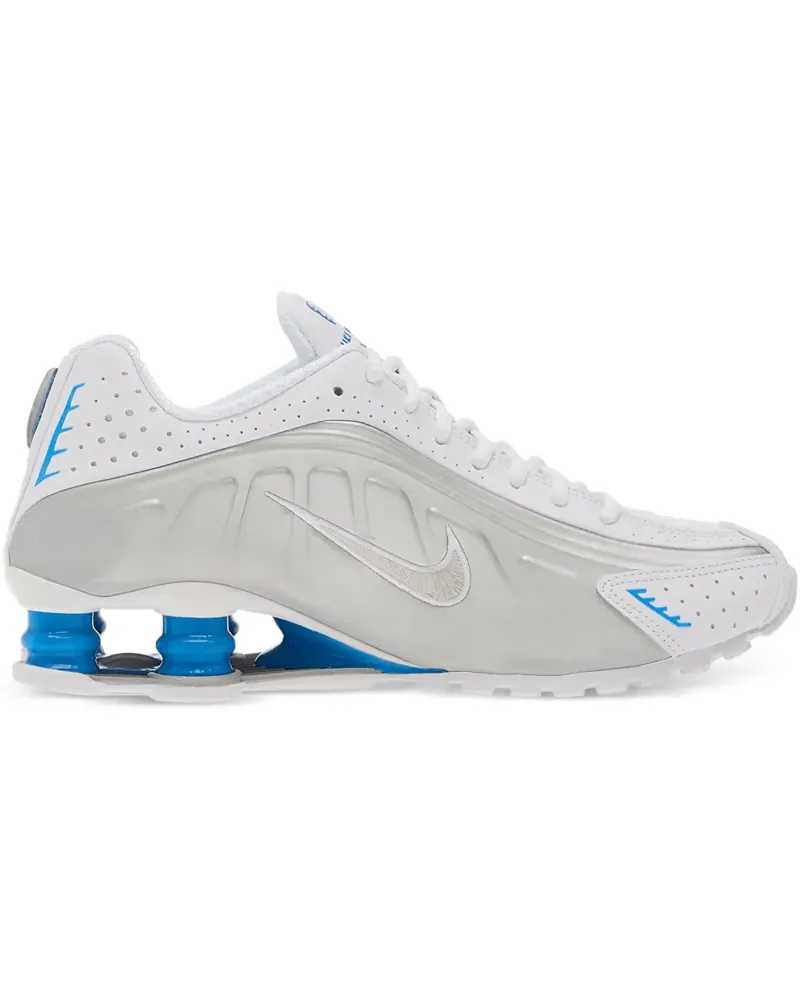 Nike Shox R4 perforated sneakers - Weiß Weiß
