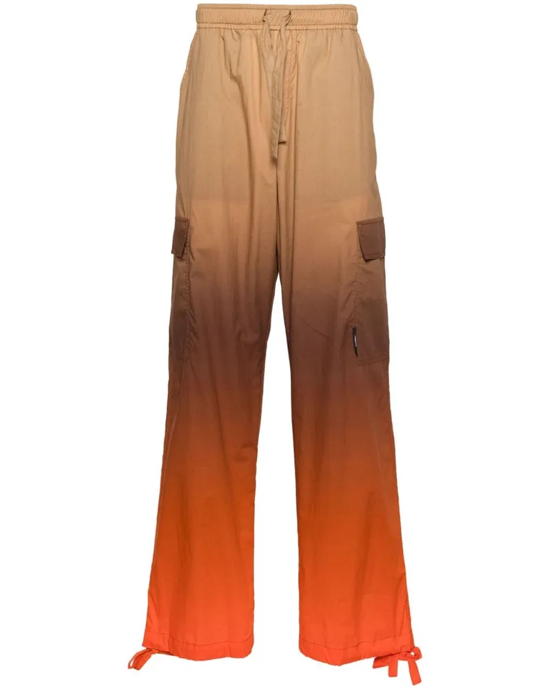 MSGM Cargohose mit Ombré-Effekt Nude