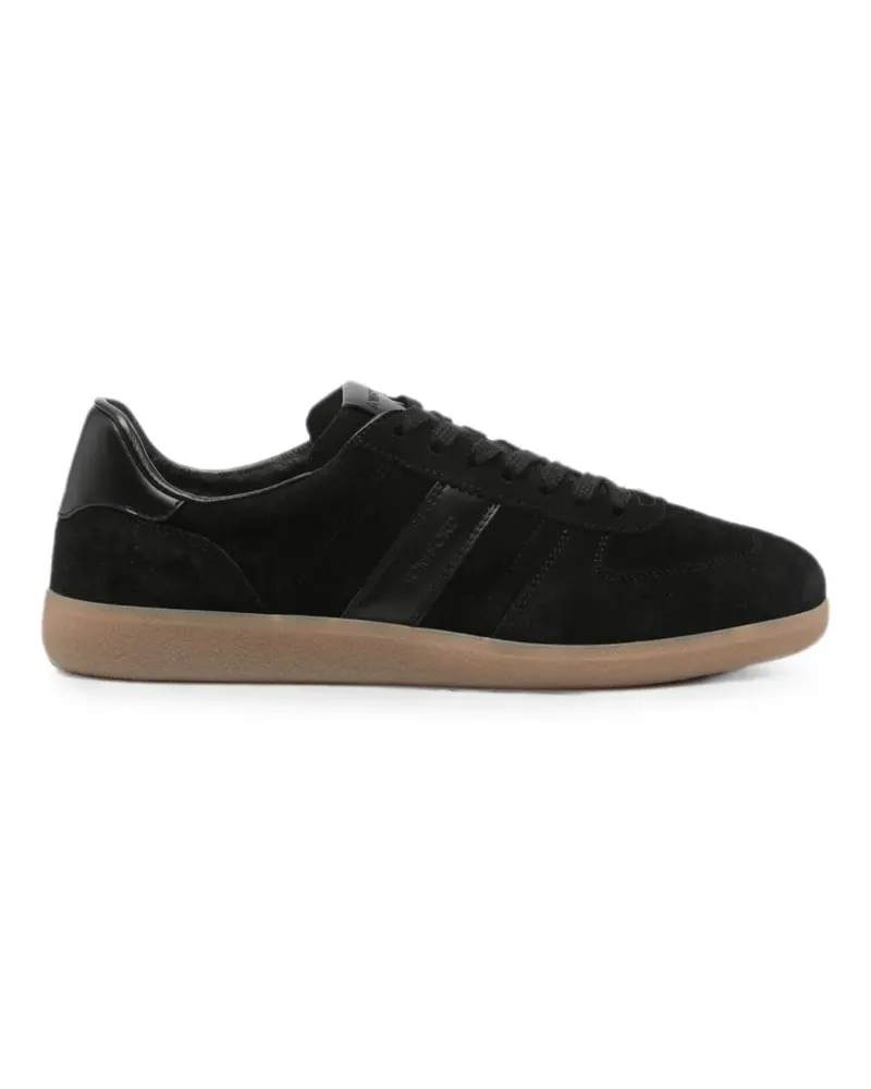 Tom Ford suede leather-trim sneakers - Schwarz Schwarz