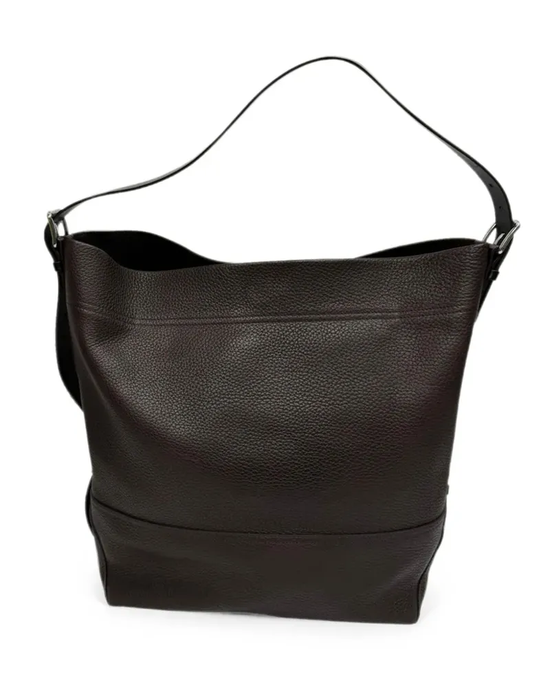 Christophe Lemaire Tote Bag mit Gürtel - Braun Braun